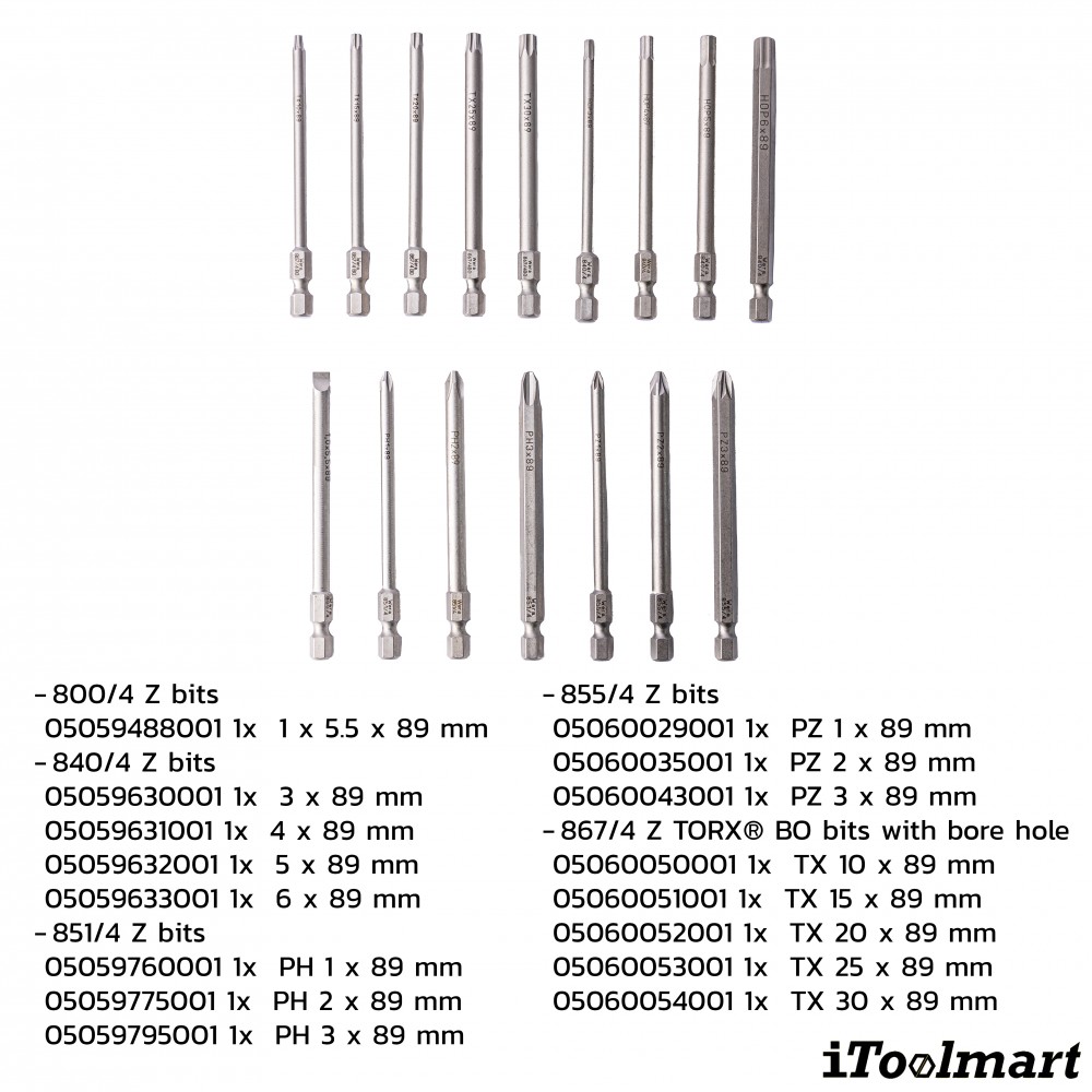ชุดประแจ Wera Zyklop Speed 8100 SA SC 2 1 4 และ 1 2 5160785001 ชุด 43 ชิ้น