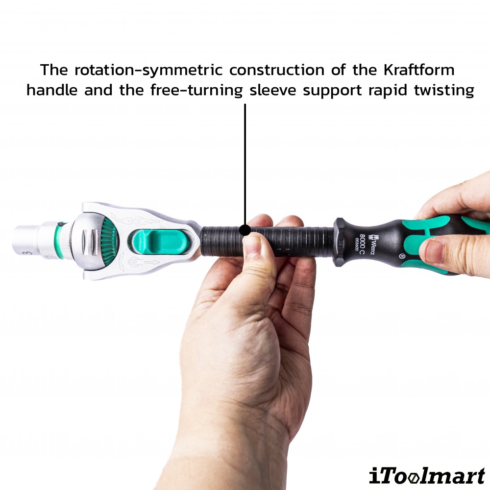 ชุดประแจ Wera Zyklop Speed 8100 SA SC 2 1 4 และ 1 2 5160785001 ชุด 43 ชิ้น