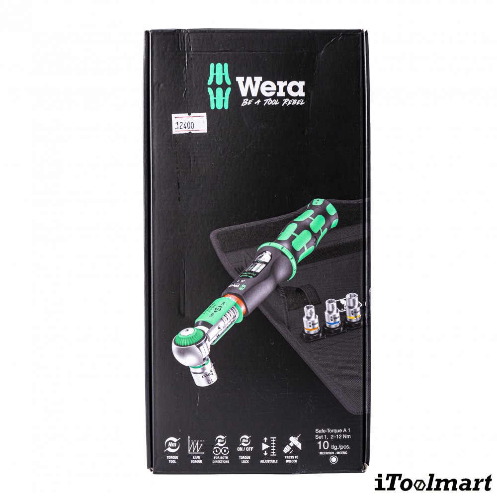 ชุดประแจปอนด์ Wera Safe Torque A 1 Set 1 2 12 Nm 05075830001  10 ชิ้น 