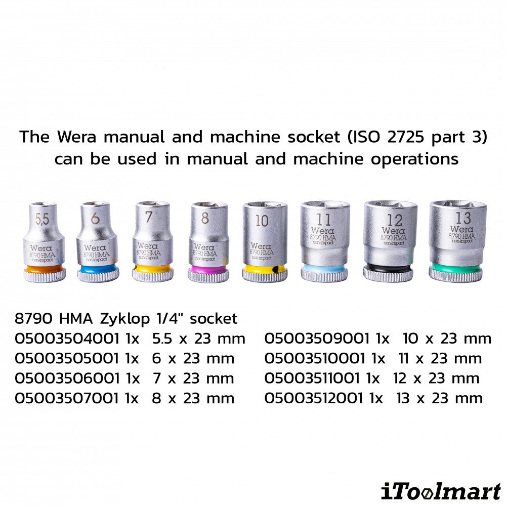 ชุดประแจปอนด์ Wera Safe Torque A 1 Set 1 2 12 Nm 05075830001  10 ชิ้น 