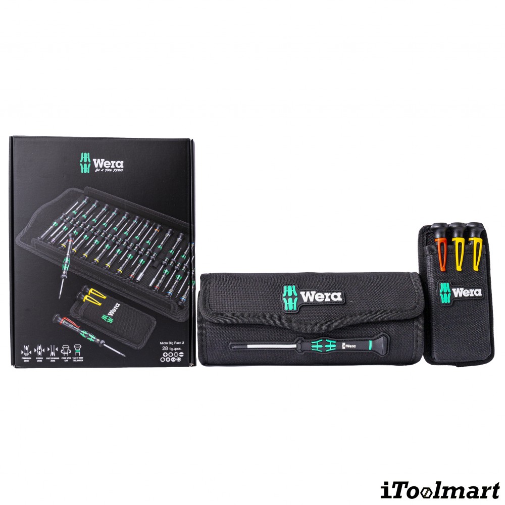 ชุดไขควง Wera Kraftform Micro Big Pack 2 05134027001 ชุด 29 ชิ้น  Limited Edition 