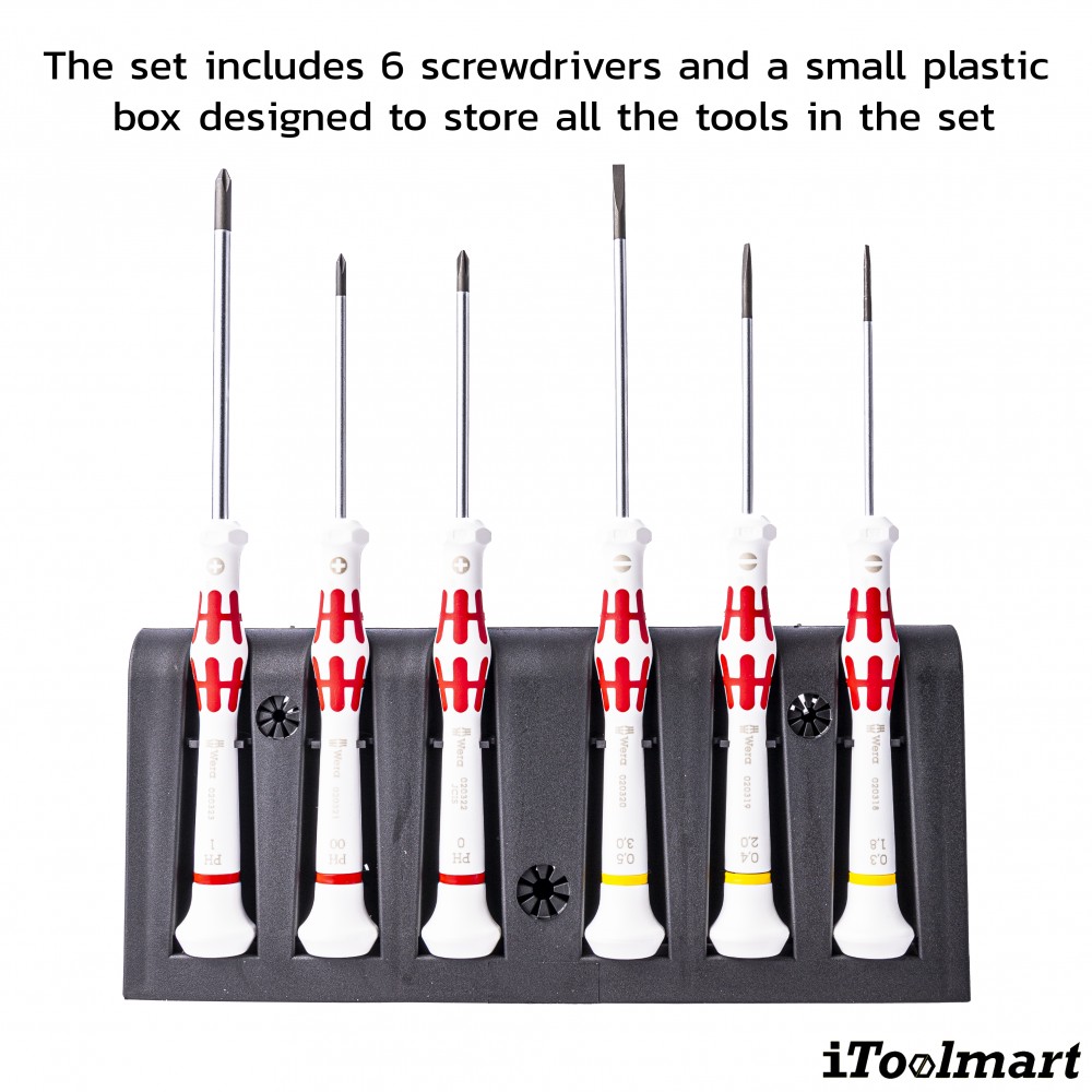 ชุดไขควง Wera Kraftform Micro Special Edition 1 05118190001 ชุด 6 ชิ้น  Japan Limited Edition 