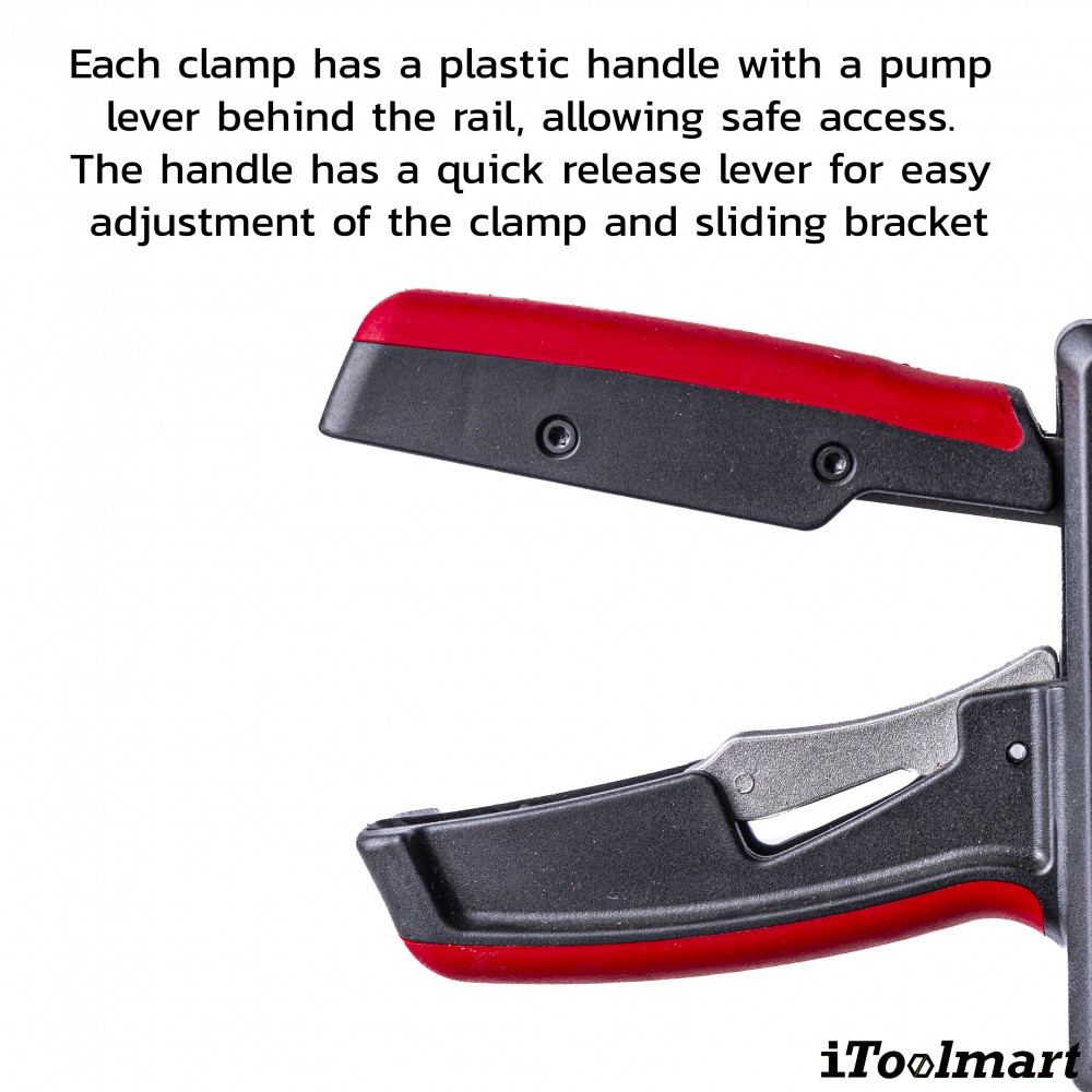 แคลมป์จับชิ้นงาน BESSEY ONE HANDED CLAMP Heavey Duty 900 mm  EZXL90 9