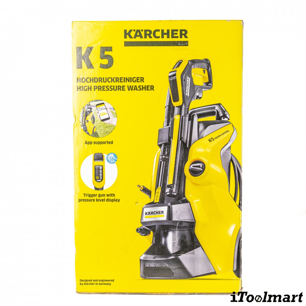 เครื่องฉีดน้ำแรงดันสูง Karcher K 5 Power Control แรงดันสูงสุด 145 บาร์ 1 324 550 0
