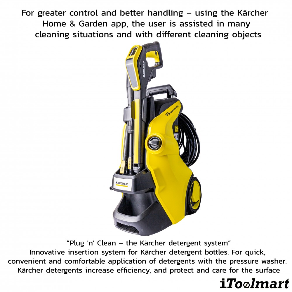 เครื่องฉีดน้ำแรงดันสูง Karcher K 5 Power Control แรงดันสูงสุด 145 บาร์ 1 324 550 0