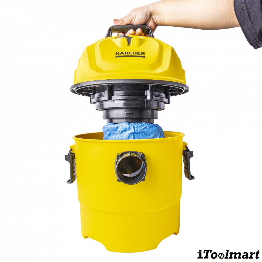 เครื่องดูดฝุ่นเปียก แห้ง Karcher WD 1 Classic กำลังไฟ 1 200 วัตต์ 1 098 322 0