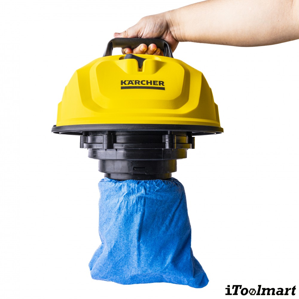 เครื่องดูดฝุ่นเปียก แห้ง Karcher WD 1 Classic กำลังไฟ 1 200 วัตต์ 1 098 322 0