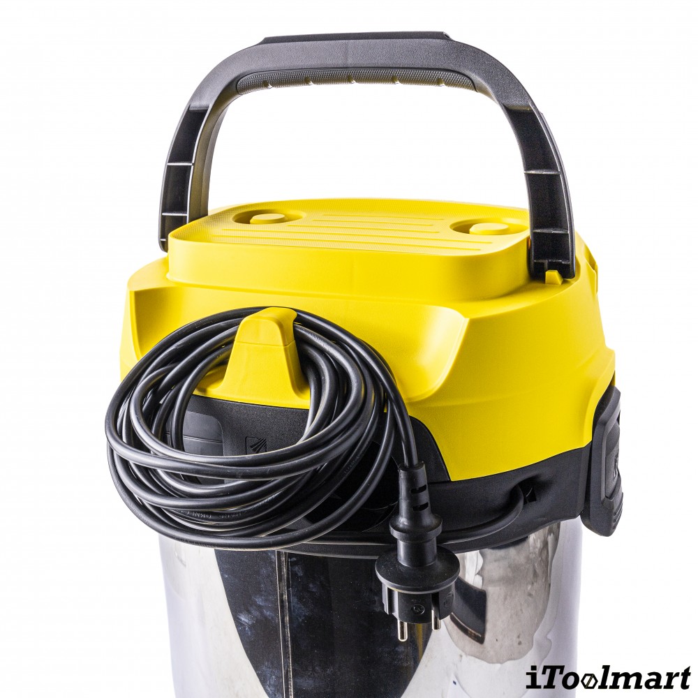 เครื่องดูดฝุ่น น้ำ แห้ง Karcher WD 3 S V 17 4 20 ถังสแตนเลส ขนาด 17 ลิตร ระบบล็อค Pull   Push 1 628 135 0