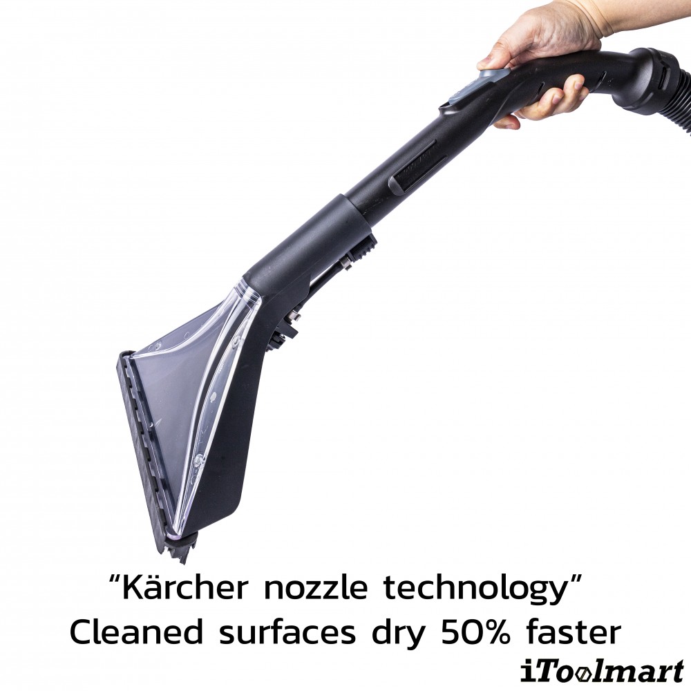 เครื่องซักพรมแบบสเปรย์แล้วดูดกลับ Karcher SE 4001 แรงดันไฟฟ้า 220 240 โวลต์ ความจุถัง 4 ลิตร 1 081 130 0