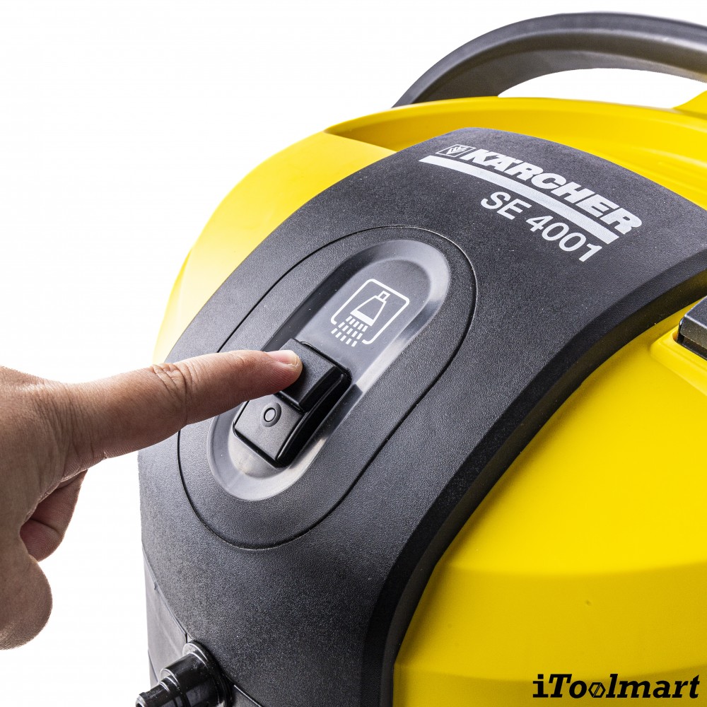เครื่องซักพรมแบบสเปรย์แล้วดูดกลับ Karcher SE 4001 แรงดันไฟฟ้า 220 240 โวลต์ ความจุถัง 4 ลิตร 1 081 130 0