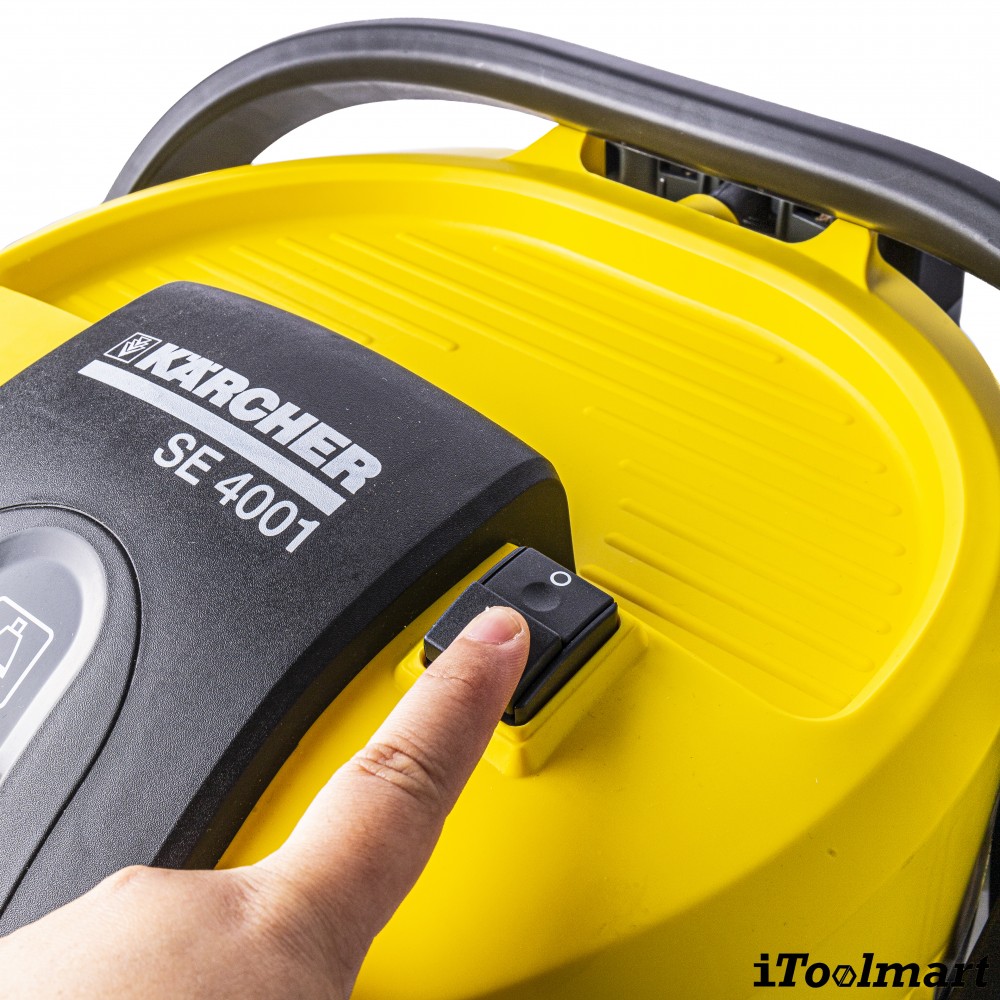 เครื่องซักพรมแบบสเปรย์แล้วดูดกลับ Karcher SE 4001 แรงดันไฟฟ้า 220 240 โวลต์ ความจุถัง 4 ลิตร 1 081 130 0
