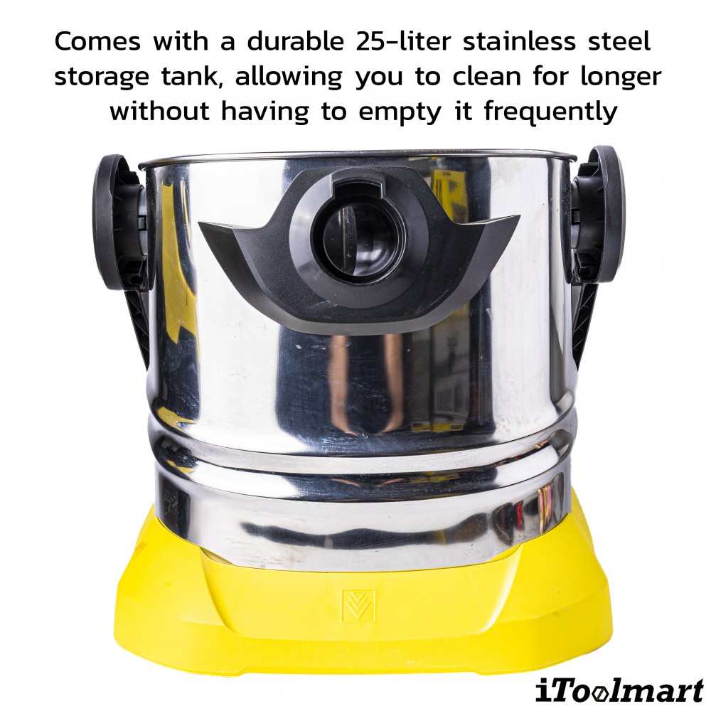 เครื่องดูดฝุ่นแบบเปียกและแบบแห้ง Karcher WD 5 S V 25 5 22 กำลังมอเตอร์ 1100 วัตต์ ถังความจุ 25 ลิตร 1 628 350 0