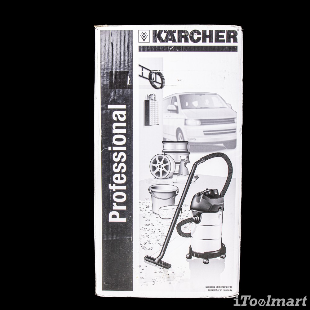 เครื่องดูดฝุ่น Karcher NT 38 1 Me Classic ดูดฝุ่นน้ำ แห้ง ถังสแตนเลส 1 428 530 0