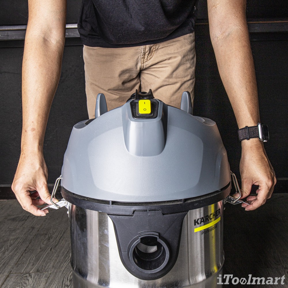 เครื่องดูดฝุ่น Karcher NT 38 1 Me Classic ดูดฝุ่นน้ำ แห้ง ถังสแตนเลส 1 428 530 0