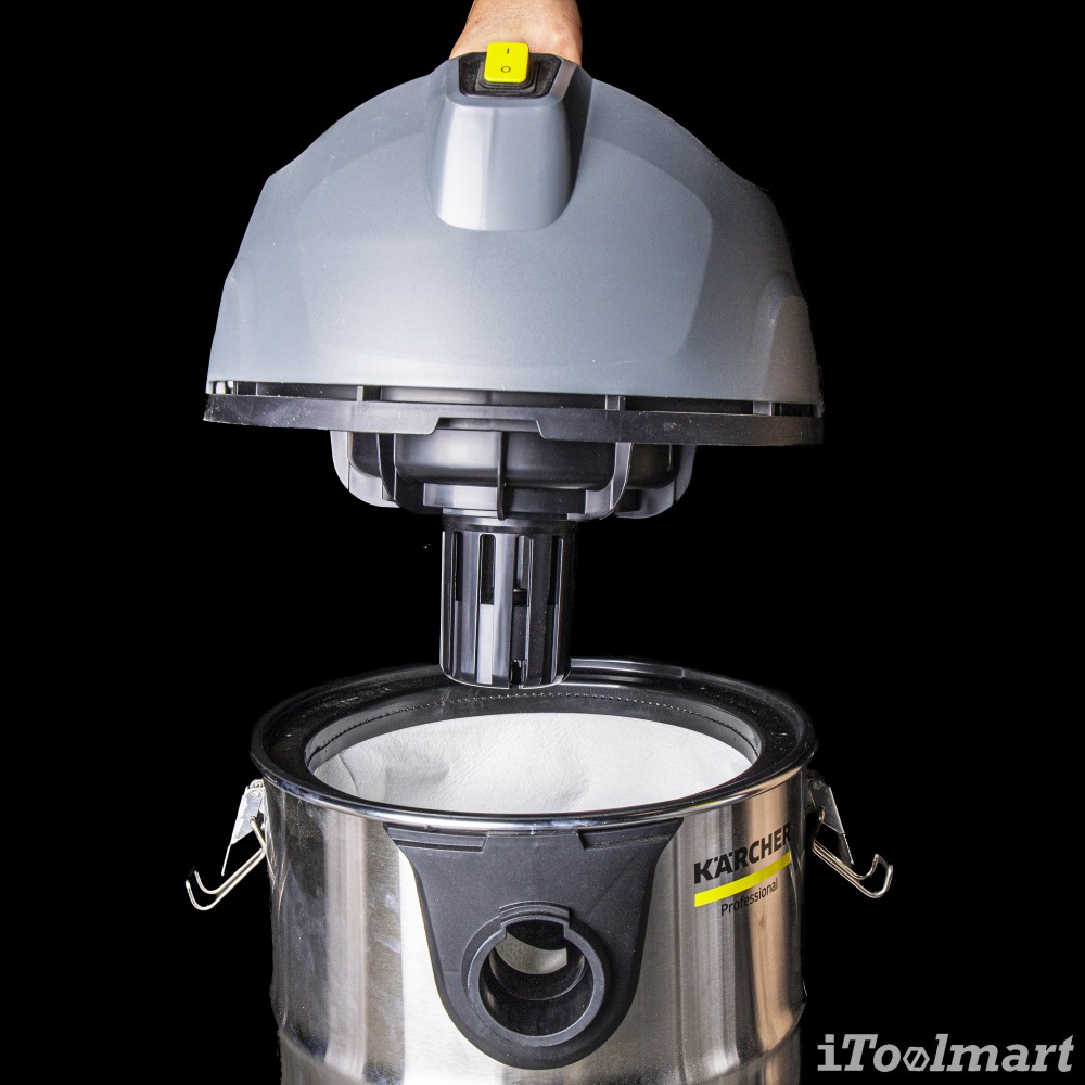 เครื่องดูดฝุ่น Karcher NT 38 1 Me Classic ดูดฝุ่นน้ำ แห้ง ถังสแตนเลส 1 428 530 0