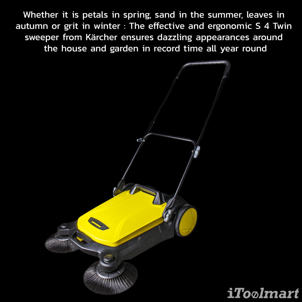 เครื่องกวาดพื้น Karcher S 4 TWIN เครื่องกวาดพื้นแบบเดินตาม 1 766 360 0