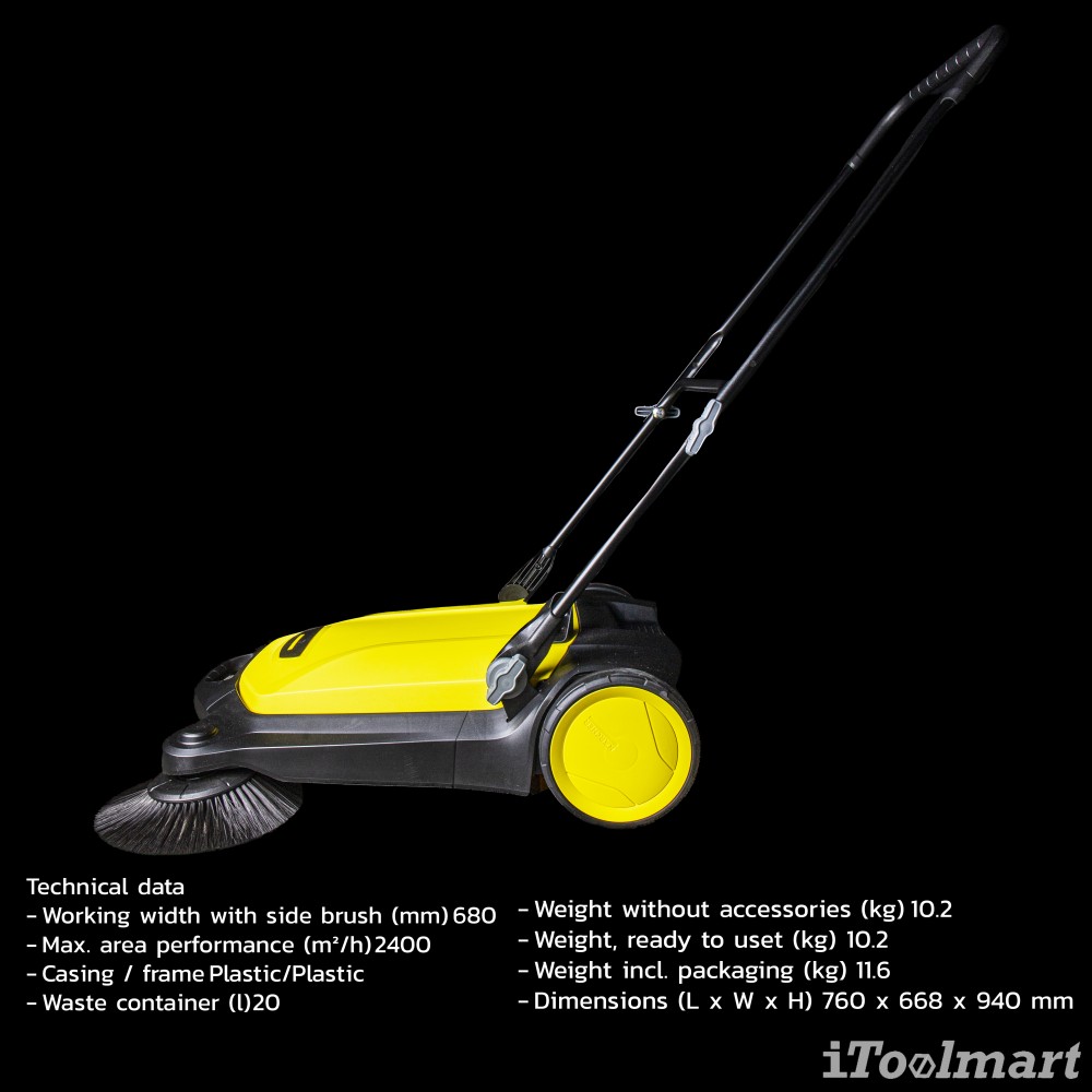 เครื่องกวาดพื้น Karcher S 4 TWIN เครื่องกวาดพื้นแบบเดินตาม 1 766 360 0