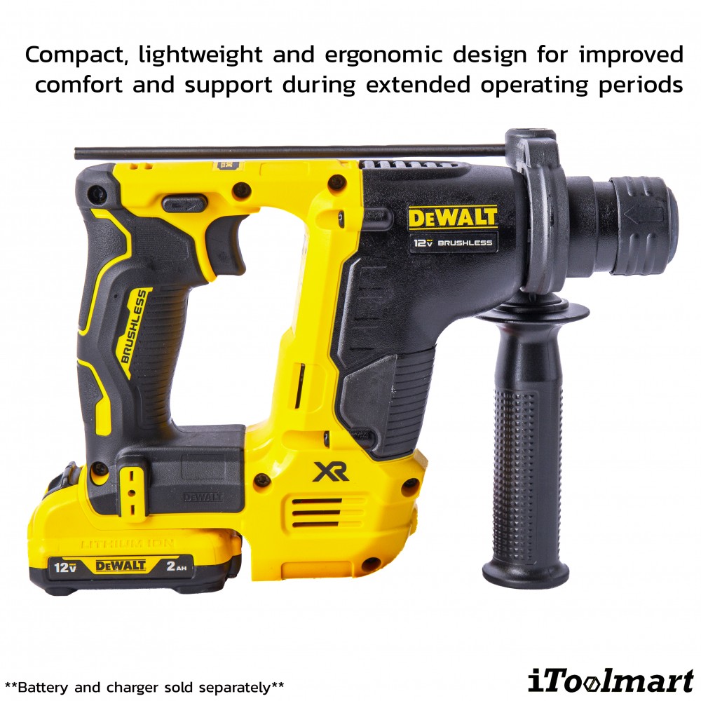 สว่านโรตารี่ไร้สาย DEWALT DCH072N KR 12V  ขนาด 14 มม   ตัวเปล่า 