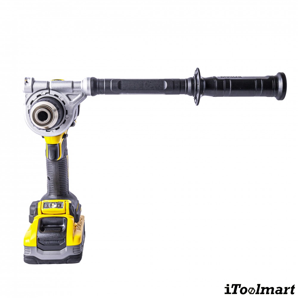 ชุดสว่านกระแทกไร้สาย DeWALT DCD1007H1T B1 มาพร้อมแบตเตอรี่   แท่นชาร์จ มอเตอร์ไร้แปรงถ่าน 20V Max