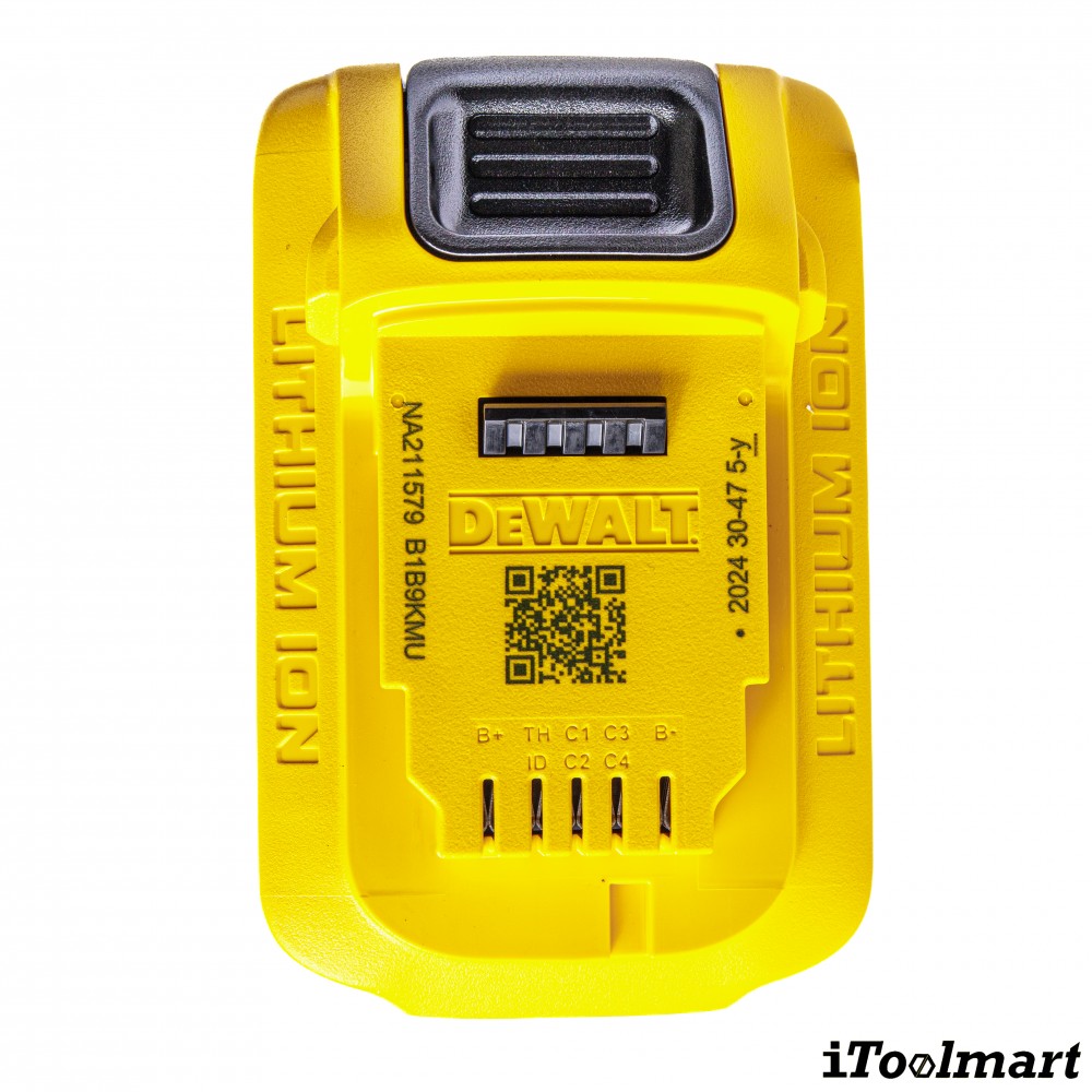 ชุดสว่านกระแทกไร้สาย DeWALT DCD1007H1T B1 มาพร้อมแบตเตอรี่   แท่นชาร์จ มอเตอร์ไร้แปรงถ่าน 20V Max