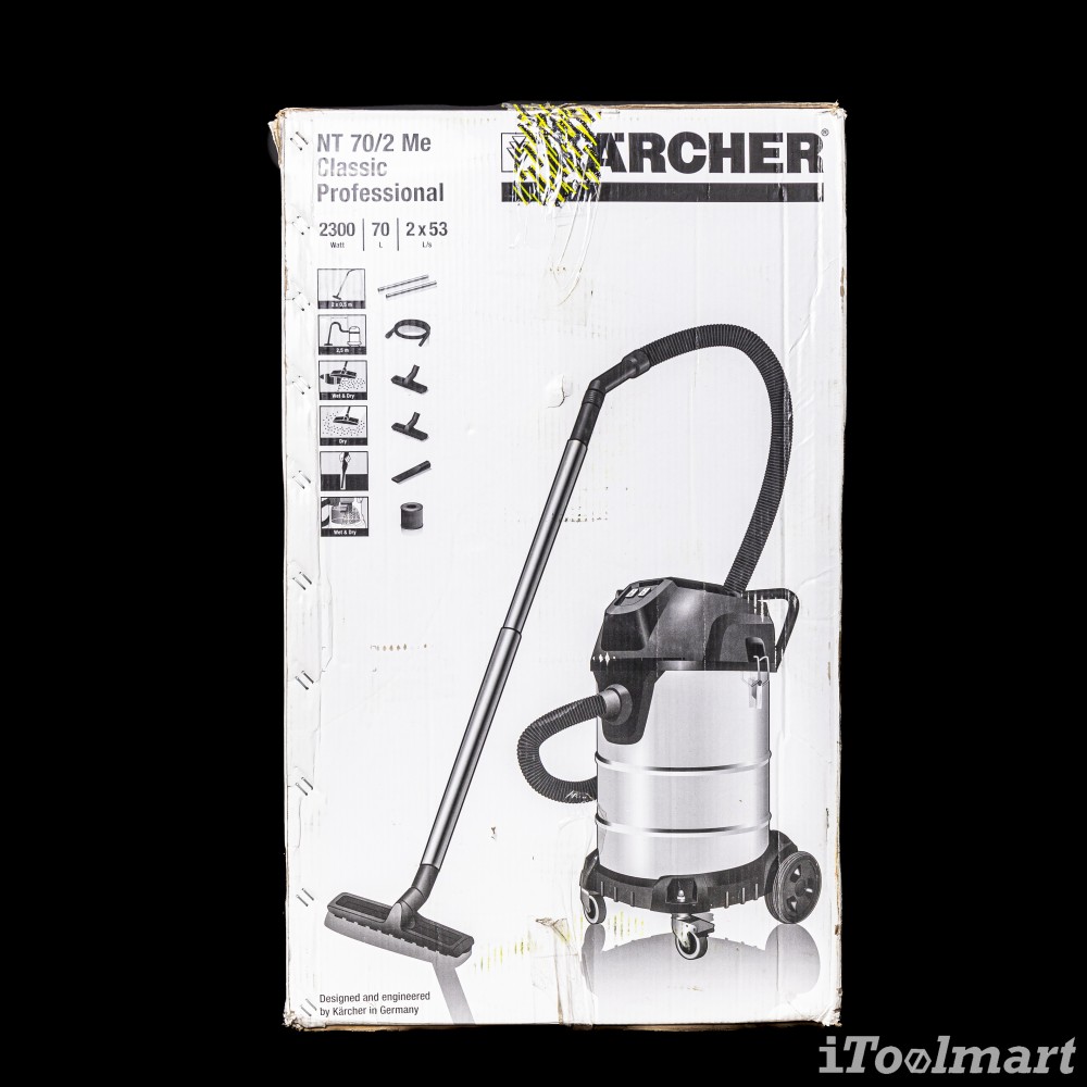 เครื่องดูดฝุ่น Karcher NT 70 2 Me Classic เครื่องดูดฝุ่นน้ำ แห้ง 1 667 224 0 เครื่องดูดฝุ่น Karcher NT 70 2 Me Classic เครื่องดูดฝุ่นน้ำ แห้ง 1 667 224 0