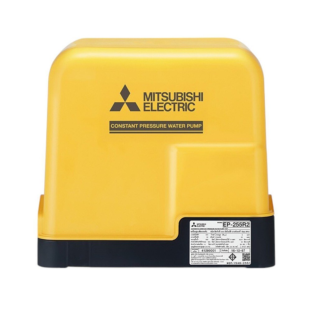 ปั๊มน้ำอัตโนมัติแรงดันคงที่ MITSUBISHI EP-255R2 ขนาดท่อ 1x1 นิ้ว กำลัง 250 วัตต์