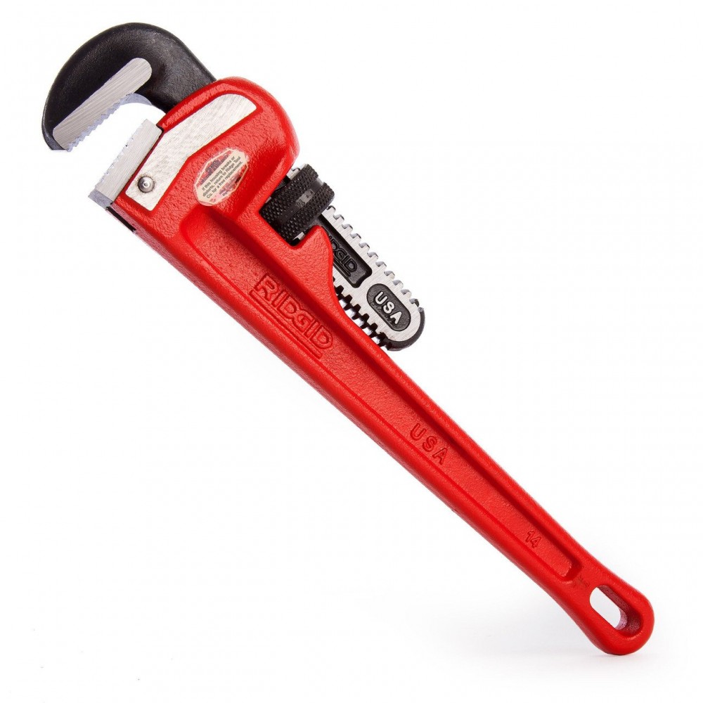 ประแจจับท่อ ปากตรง RIDGID 31020 ขนาด 14 นิ้ว  จับท่อสูงสุด 2 นิ้ว 