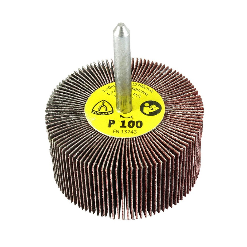ล้อทรายมีแกน Klingspor KM613 ขนาด 25x25x6 มม  เบอร์ 100