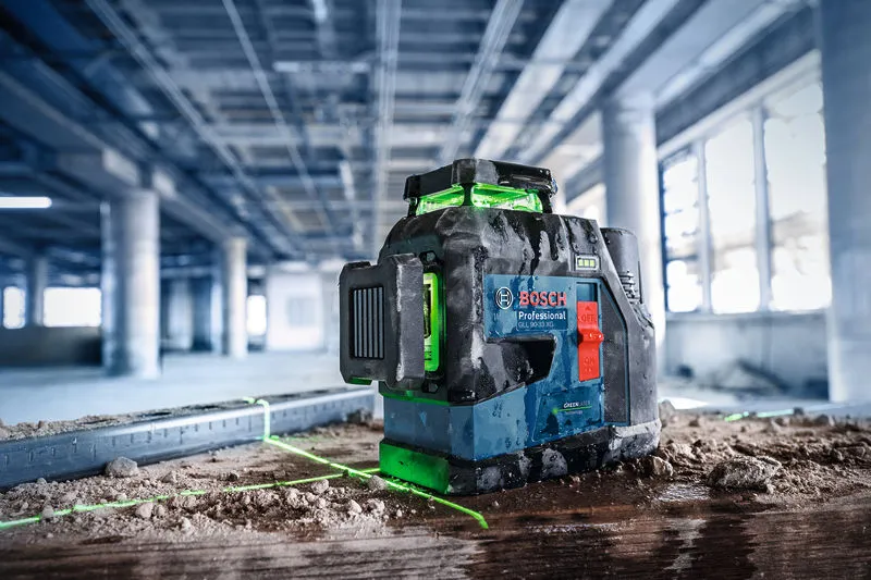 เลเซอร์วัดระดับ BOSCH GLL 90 33 XG แสงสีเขียว 