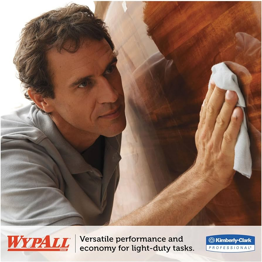 กระดาษเช็ดทำความสะอาด Kimberly Clark WYPALL 94224 X60 สำหรับงานอุตสาหกรรม  100 แผ่น 
