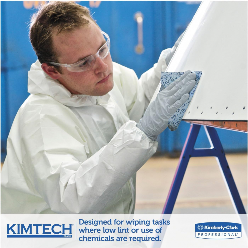 กระดาษเช็ดทำความสะอาด Kimberly Clark KIMTEX สำหรับอุตสาหกรรม ขนาด 300x425 มม   66 แผ่น 