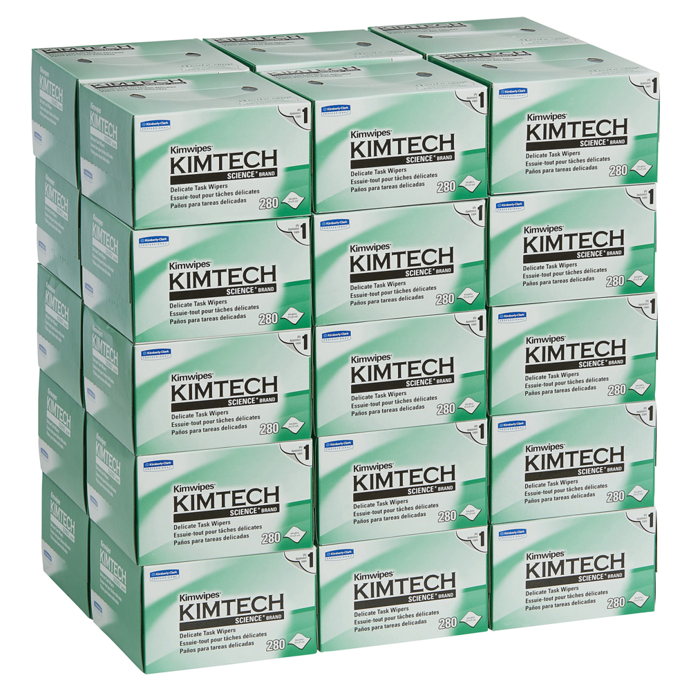 กระดาษเช็ดทำความสะอาด Kimberly Clark KIMTECH SCIENCE ขนาด 110x213 มม   280 แผ่น 