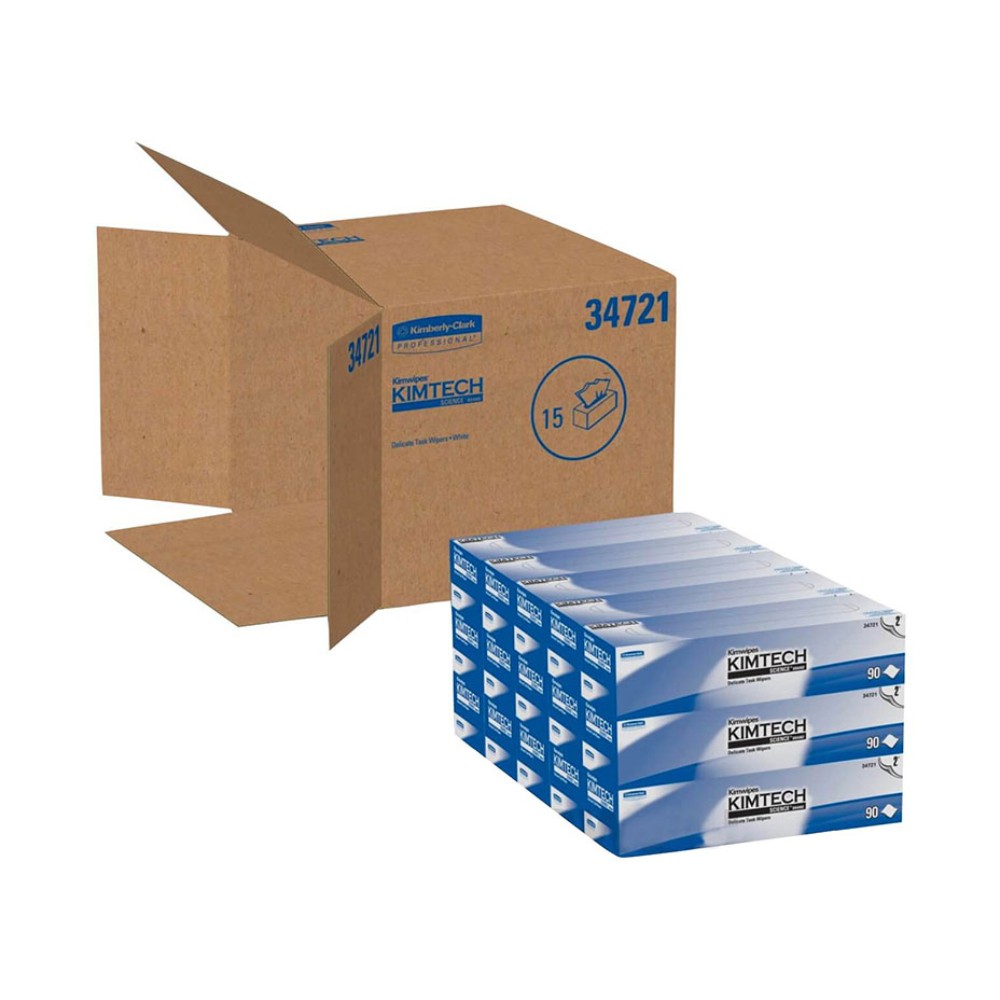 กระดาษเช็ดทำความสะอาด Kimberly Clark KIMTECH SCIENCE ขนาด 240x370 มม   90 แผ่น 