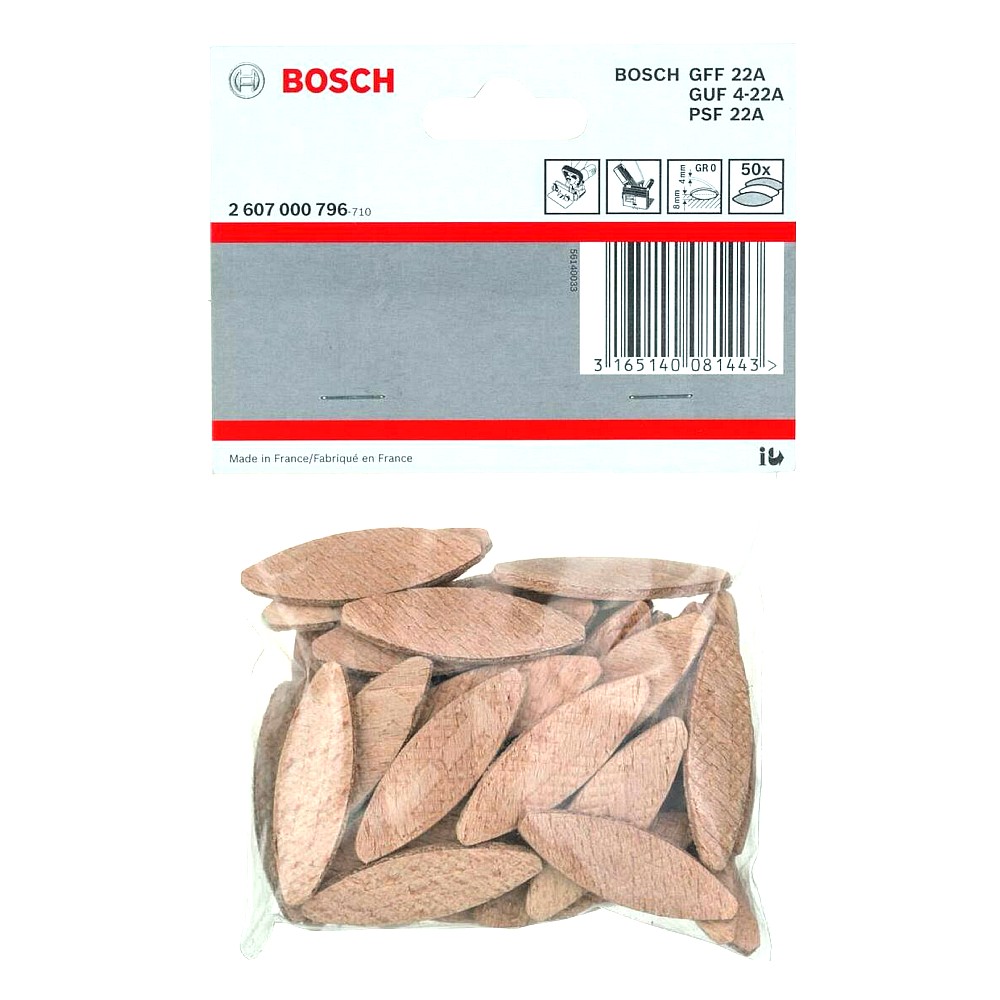 จอยท์บิสกิต เบอร์ 0 BOSCH 2607000796 จำนวน 50 ชิ้น จอยท์บิสกิต เบอร์ 0 BOSCH 2607000796 จำนวน 50 ชิ้น