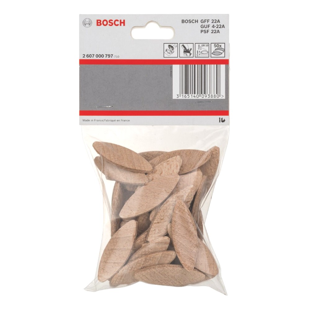 จอยท์บิสกิต เบอร์ 10 BOSCH 2607000797 จำนวน 50 ชิ้น จอยท์บิสกิต เบอร์ 10 BOSCH 2607000797 จำนวน 50 ชิ้น