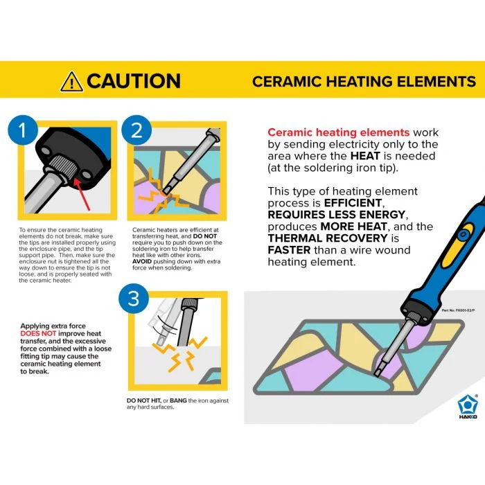หัวแร้งบัดกรี HAKKO HFX 601 06 แบบปรับอุณหภูมิ 240 540ºC