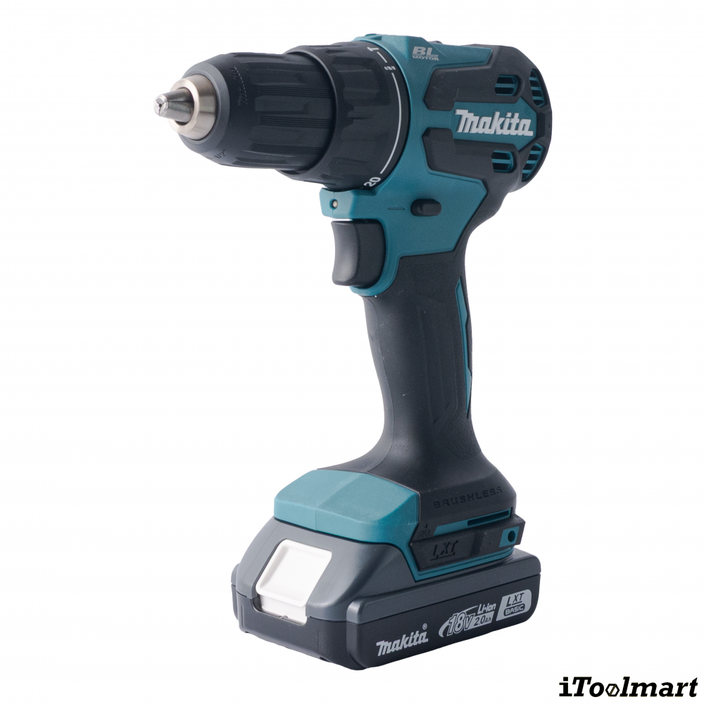 สว่านกระแทกไร้สาย MAKITA DHP490WVE ขนาด 1 2 นิ้ว 18V  พร้อมแท่นชาร์จและแบตเตอรี่ สว่านกระแทกไร้สาย MAKITA DHP490WVE ขนาด 1 2 นิ้ว 18V  พร้อมแท่นชาร์จและแบตเตอรี่