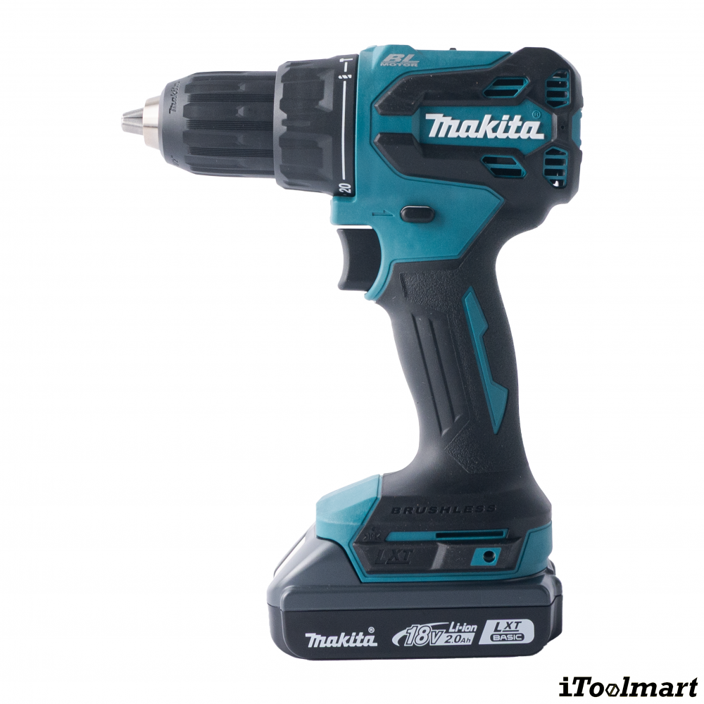 สว่านกระแทกไร้สาย MAKITA DHP490WVE ขนาด 1 2 นิ้ว 18V  พร้อมแท่นชาร์จและแบตเตอรี่ สว่านกระแทกไร้สาย MAKITA DHP490WVE ขนาด 1 2 นิ้ว 18V  พร้อมแท่นชาร์จและแบตเตอรี่