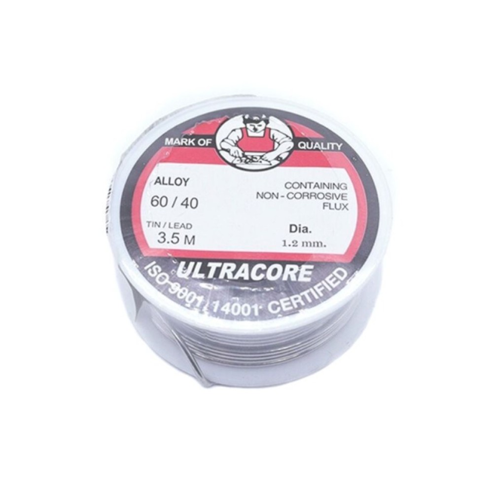 ตะกั่วบัดกรี ULTRACORE 0115 ขนาด 1 2 มม  x 3 5 ม 