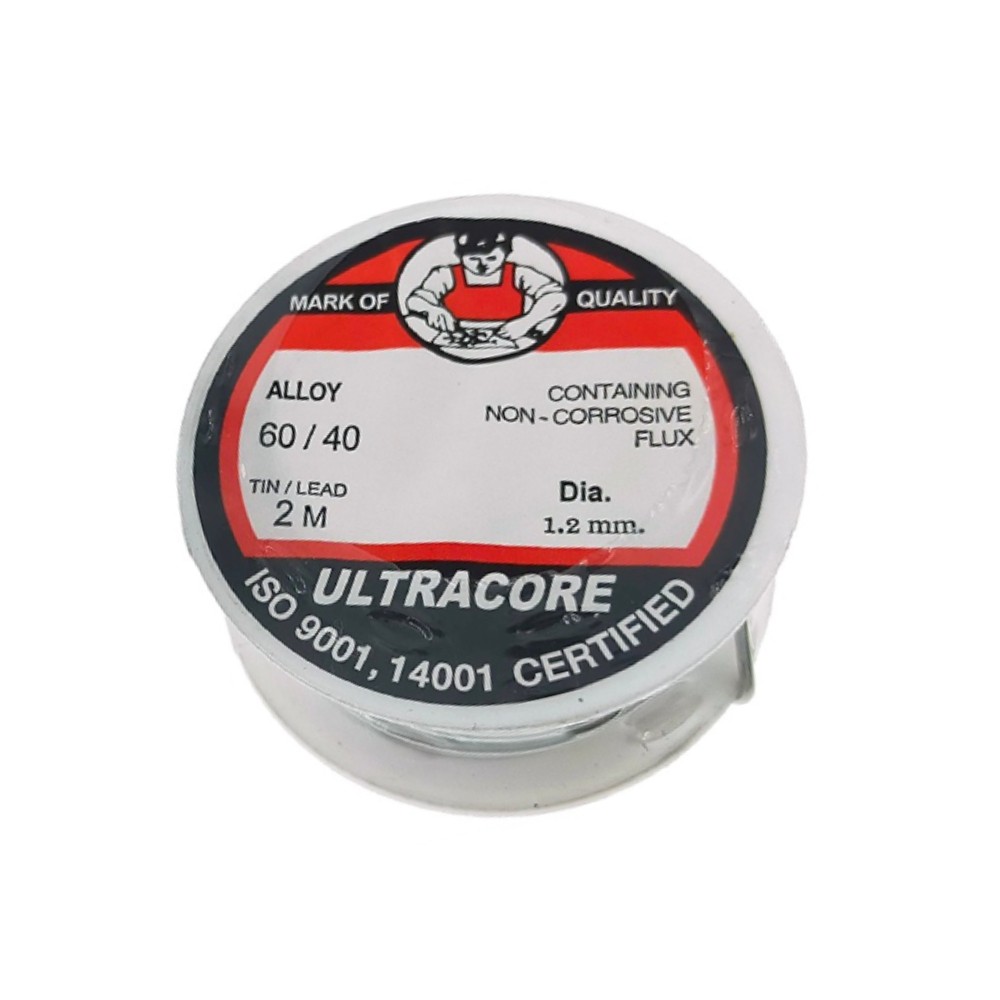 ตะกั่วบัดกรี ULTRACORE 0109 ขนาด 1 2 มม  x 2 ม 