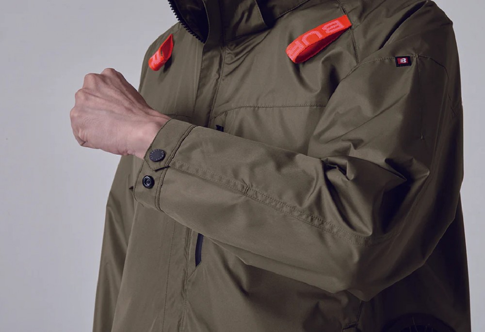 เสื้อพัดลม ไร้สาย BURTLE AIRCRAFT AC2061 SIZE 3XL สีเขียวทหาร  ตัวเปล่า 