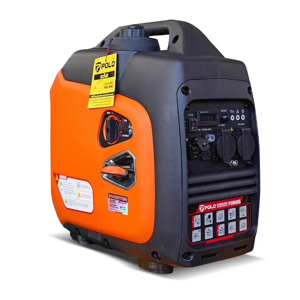 เครื่องปั่นไฟเบนซิน Inverter POLO P3900iS กำลังไฟ 3 0 กิโลวัตต์ 142 61 ซีซี เครื่องปั่นไฟเบนซิน Inverter POLO P3900iS กำลังไฟ 3 0 กิโลวัตต์ 142 61 ซีซี
