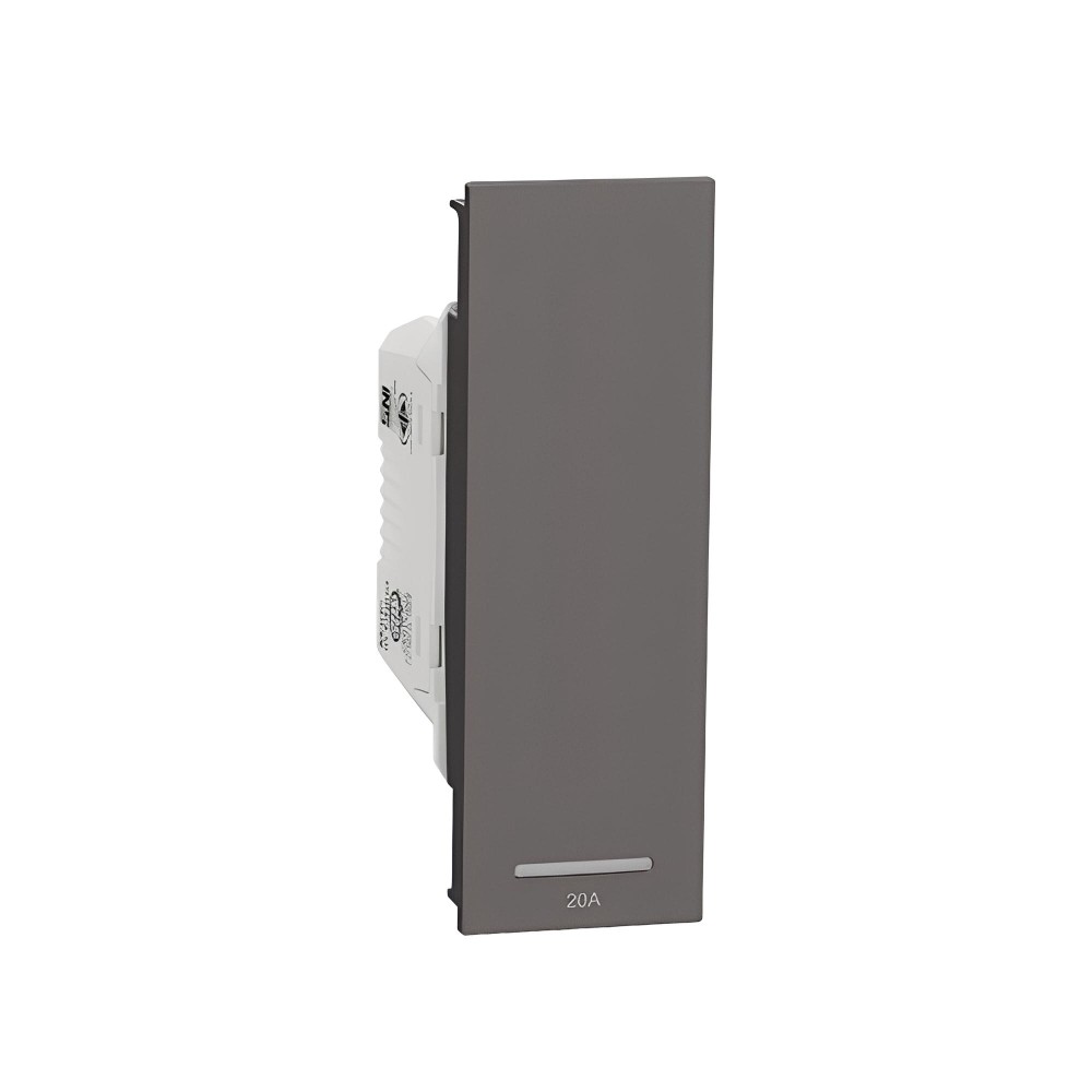สวิตช์สองโพล SCHNEIDER M3T31 D20N BK พร้อมพรายน้ำ สีดำ 20A 250V