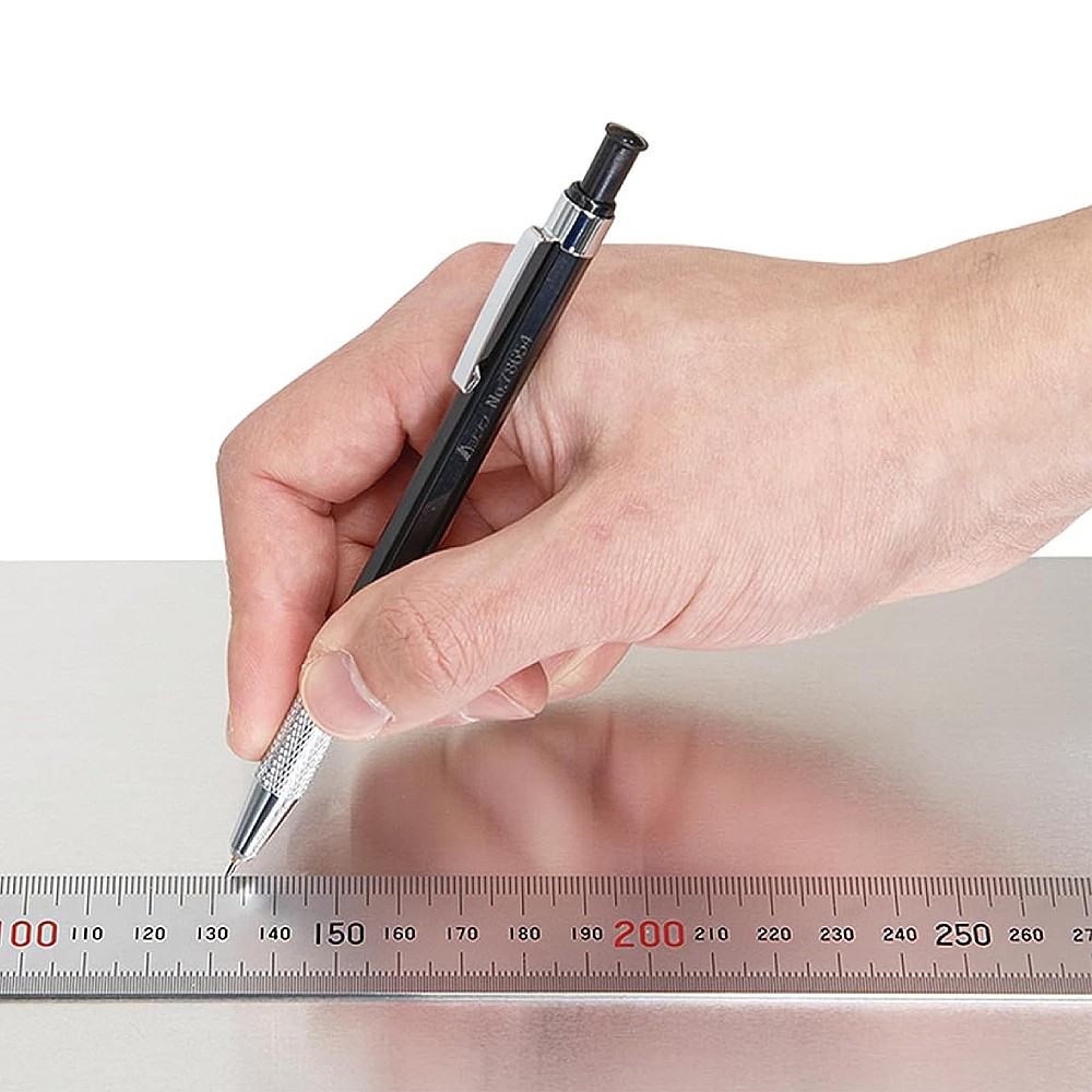 ไม้บรรทัด สแตนเลส SHINWA 13013 Stainless steel ruler H101C ขนาด 30 cm 