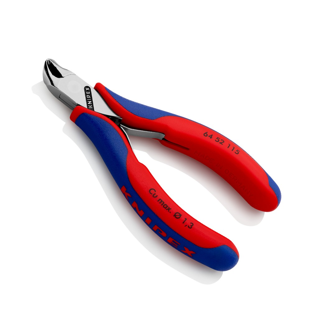 คีมปากนกแก้ว Knipex 64 02 115 Electronics End Cutting Nipper สำหรับอุปกรณ์อิเล็กทรอนิกส์ 