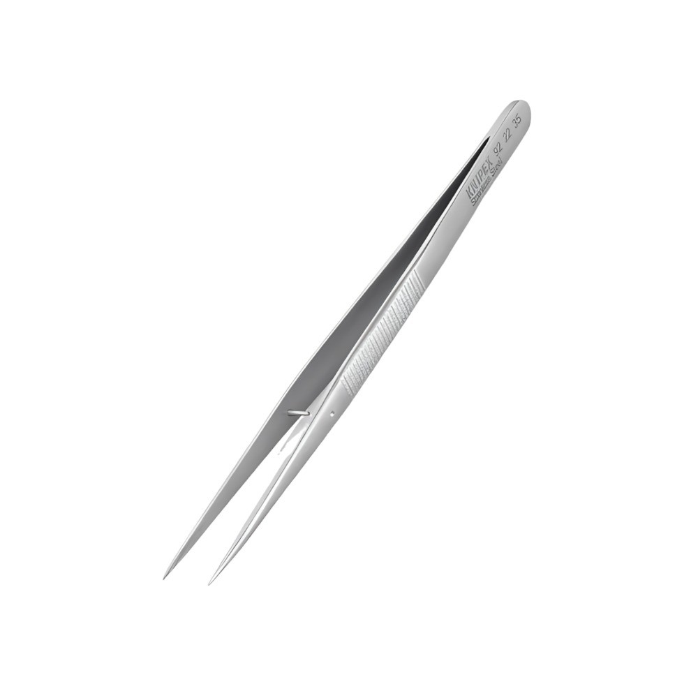 แหนบความแม่นยำสำหรับงานละเอียด KNIPEX 92 22 35 ขนาด 155 มม  สเตนเลส
