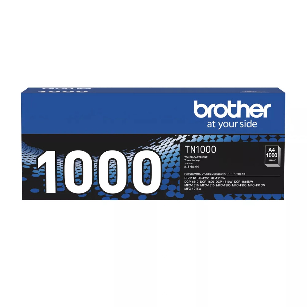 ตลับหมึกโทนเนอร์ Brother TN 1000 สีดำ รองรับ 1 000 แผ่น