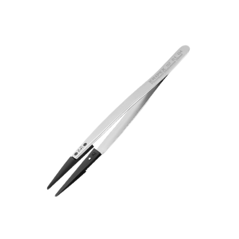 แหนบพร้อมปลายเปลี่ยน KNIPEX 92 81 04 ขนาด 130 มม  ESD