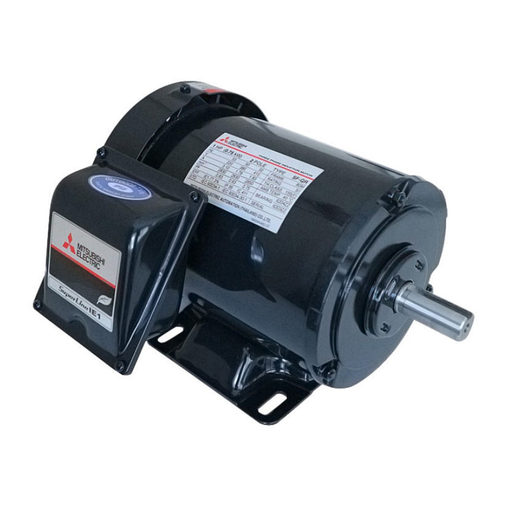 มอเตอร์ไฟฟ้า MITSUBISHI SF QR 6P กำลัง 2 HP  950 rpm   380V 