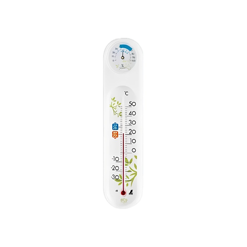 เทอร์โมมิเตอร์วัดอุณหภูมิและความชื้น SHINWA Thermometer   Hygrometer 48975